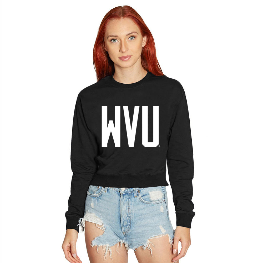 West Virginia Mountaineers Black Pullover Crewneck