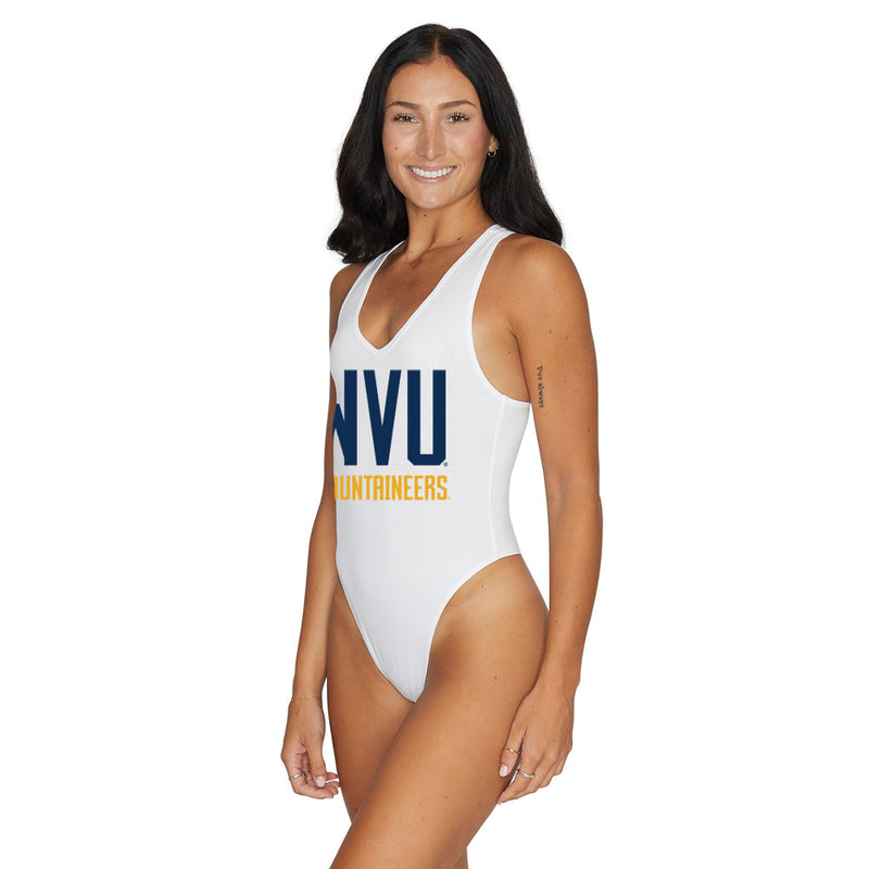 West Virginia Mountaineers White Bodysuit