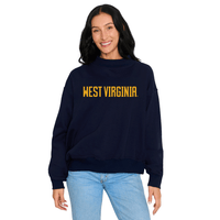West Virginia Mountaineers Mock Neck Sweatshirt