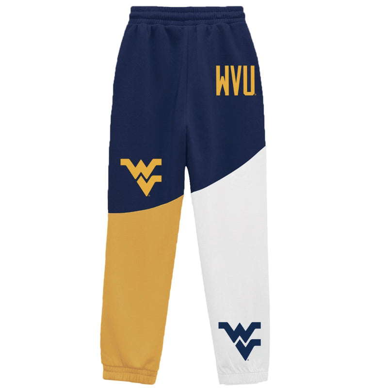 West Virginia Mountaineers Color Block Sweatpants