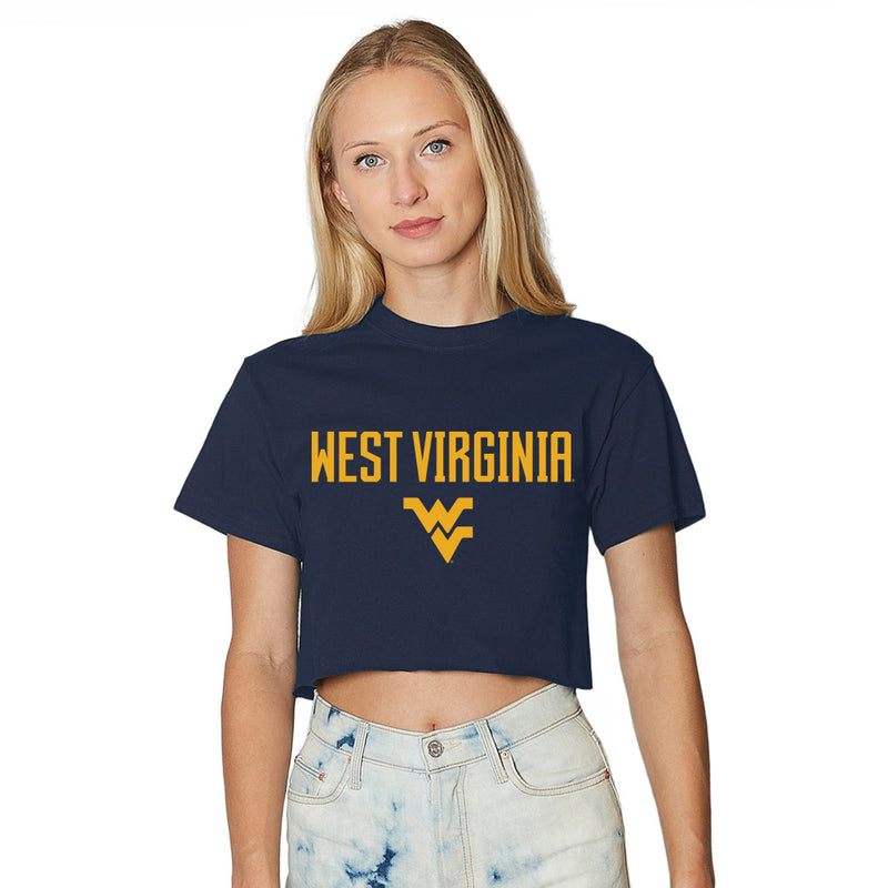 West Virginia Mountaineers Navy Tee