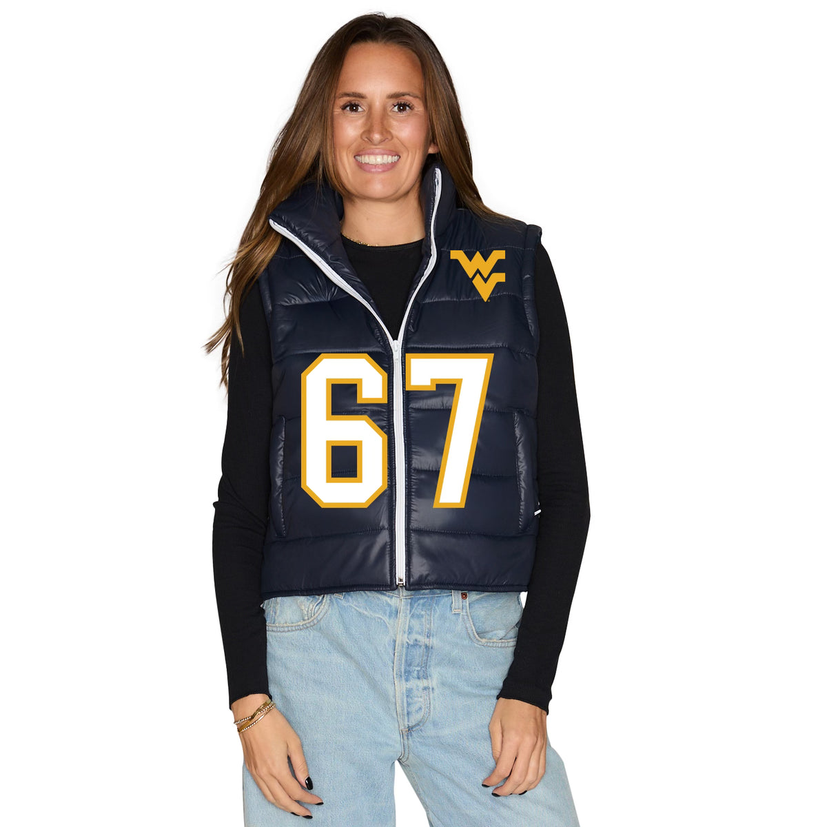 West Virginia Mountaineers Puffer Vest – lojobands