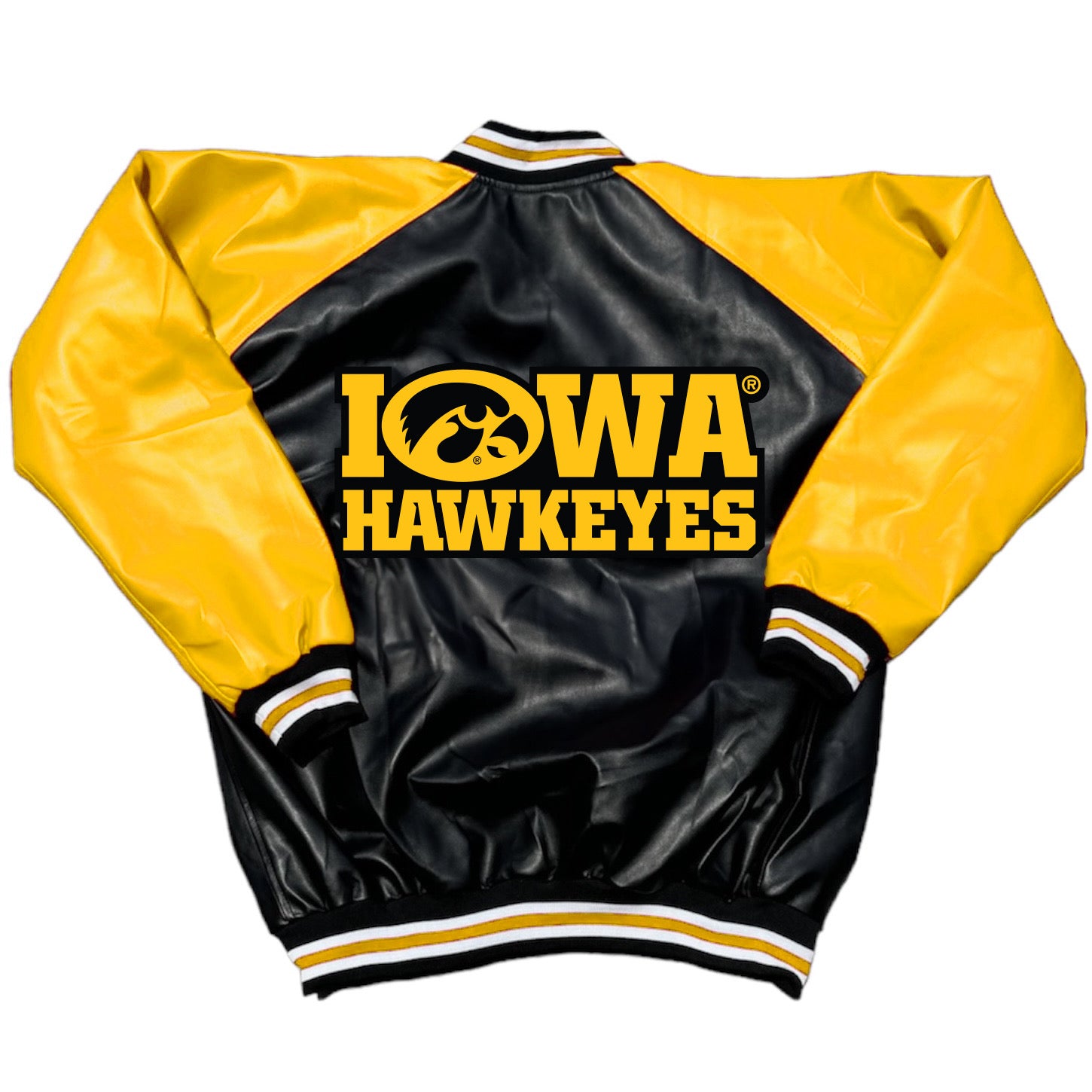 Iowa Hawkeyes Varsity Letterman Jacket – lojobands