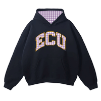 ECU Pirates Gingham Hoodie