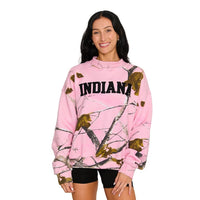 Indiana Hoosiers Camo Mock Neck Sweatshirt