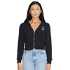 Rhode Island Rams Waffle Knit Zip Up Hoodie