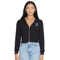 Rhode Island Rams Waffle Knit Zip Up Hoodie