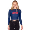 University of Arizona Navy Mock Neck Top