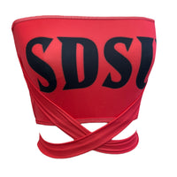 San Diego State Aztecs Red Multi Way Bandeau Top