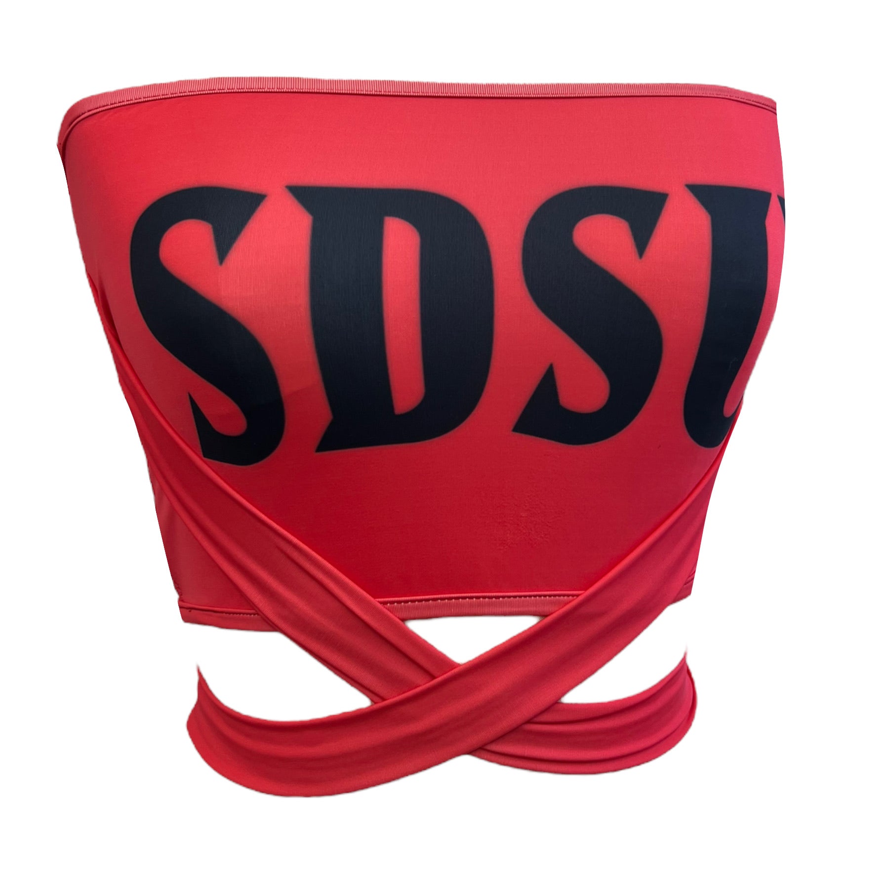 San Diego State Aztecs Red Multi Way Bandeau Top