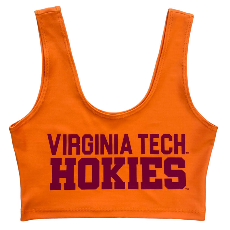 Virginia Tech Orange Crop Tank Top