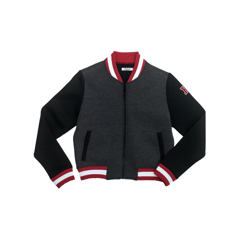 Harvard University Cropped Varsity Jacket - lo + jo, LLC