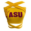 Arizona State ASU Yellow Multi Way Bandeau Top