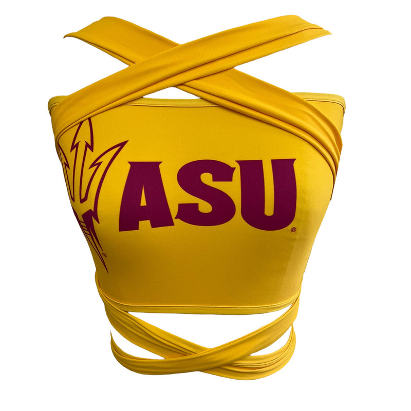 Arizona State ASU Yellow Multi Way Bandeau
