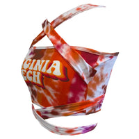 Virginia Tech Tie Dye Multi Way Bandeau Top