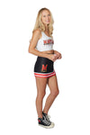 Maryland Terps White Crop Tank Top