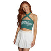 Michigan State Green Multi Way Bandeau Top