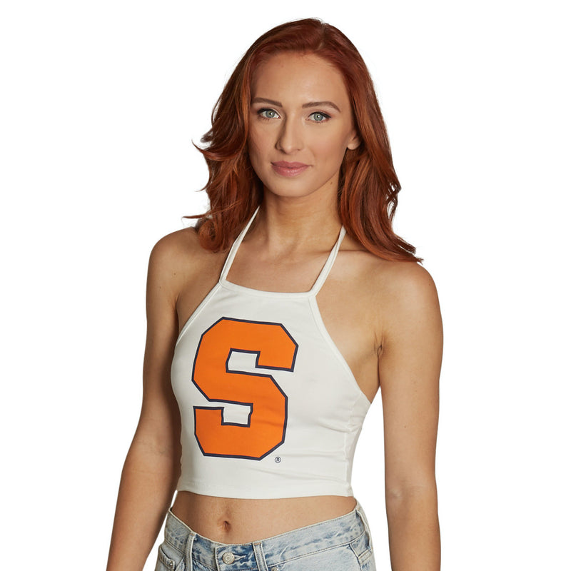 Syracuse White Halter Top