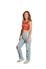 Iowa State Red One Shoulder Top
