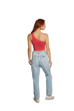 Iowa State Red One Shoulder Top