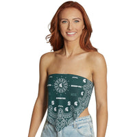 Michigan State Bandana Top