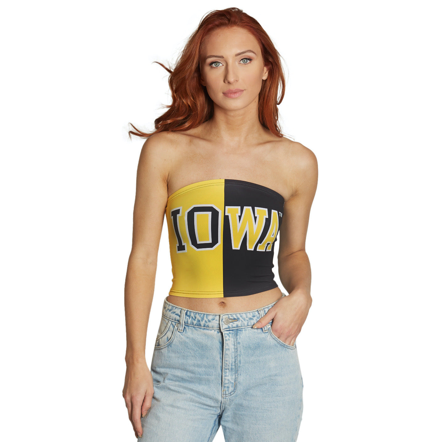 Iowa Hawkeyes Two Tone Tube Top – lojobands