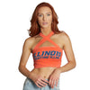 Illinois Fighting Illini Orange Multi Way Bandeau Top