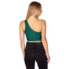 Michigan State Green One Shoulder Top