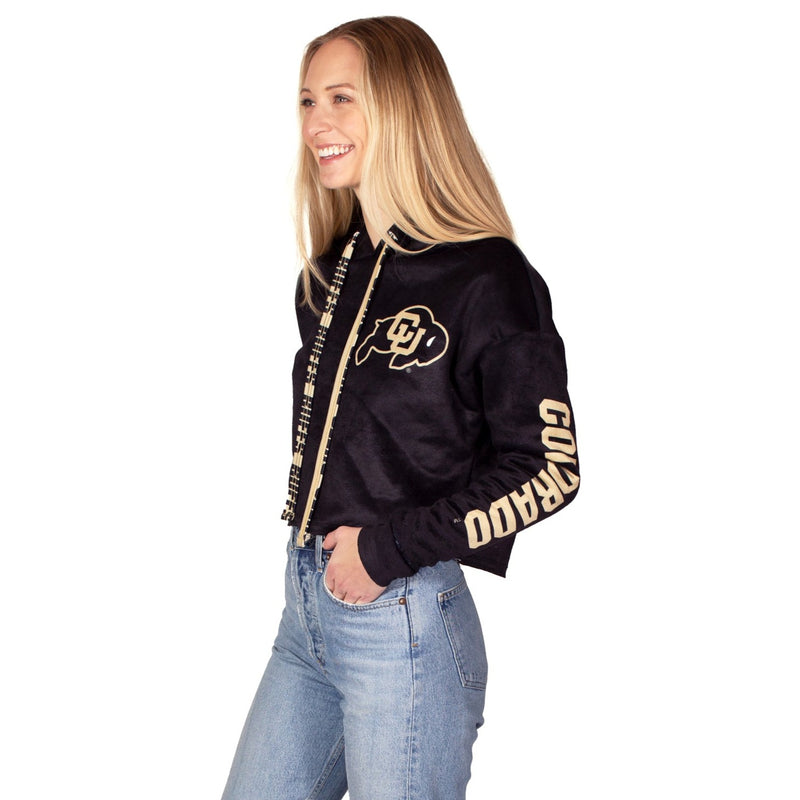 Colorado Boulder Varsity Furry Hoodie