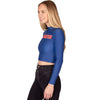 Illinois Fighting Illini Navy Mock Neck Top
