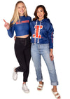 Illinois Fighting Illini Navy Mock Neck Top