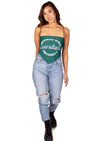 Michigan State Strap Bandana Top