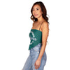 Michigan State Strap Bandana Top