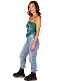 Michigan State Strap Bandana Top