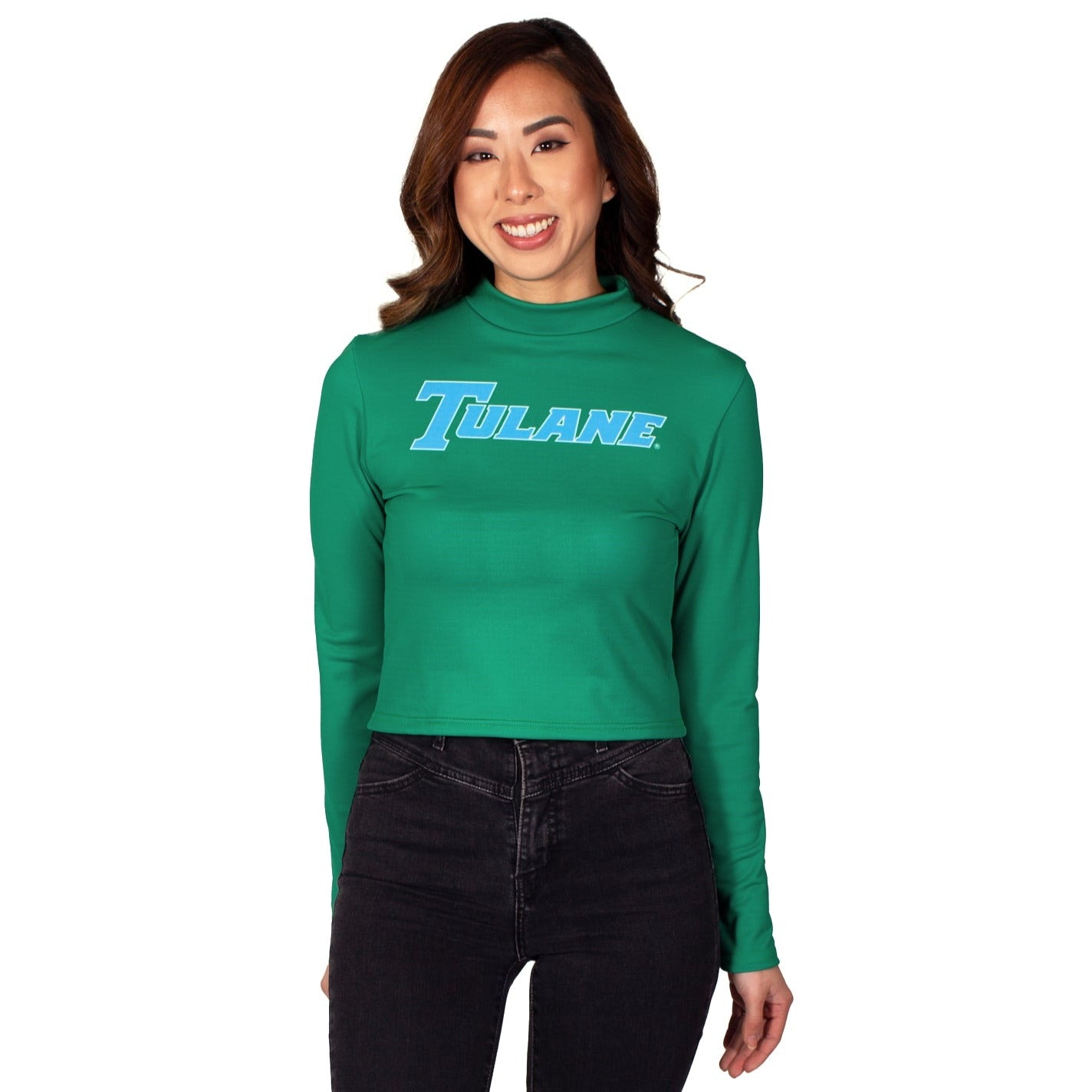 Tulane Mock Neck Top