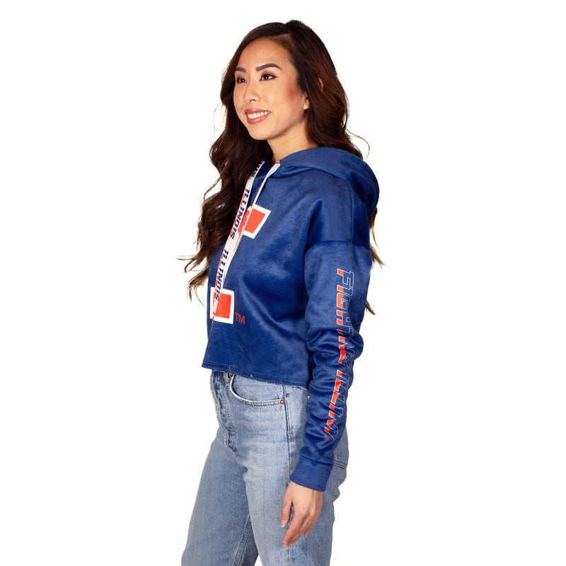 Illinois Fighting Illini Varsity Furry Hoodie