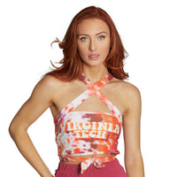 Virginia Tech Tie Dye Multi Way Bandeau Top