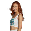 Tulane Roll Wave Crop Tank Top