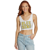 Delaware Blue Hens Crop Tank Top
