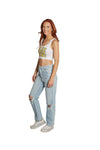 Delaware Blue Hens Crop Tank Top