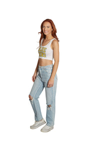 Delaware Blue Hens Crop Tank Top