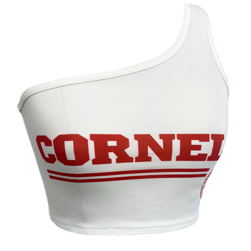Cornell White One Shoulder Top