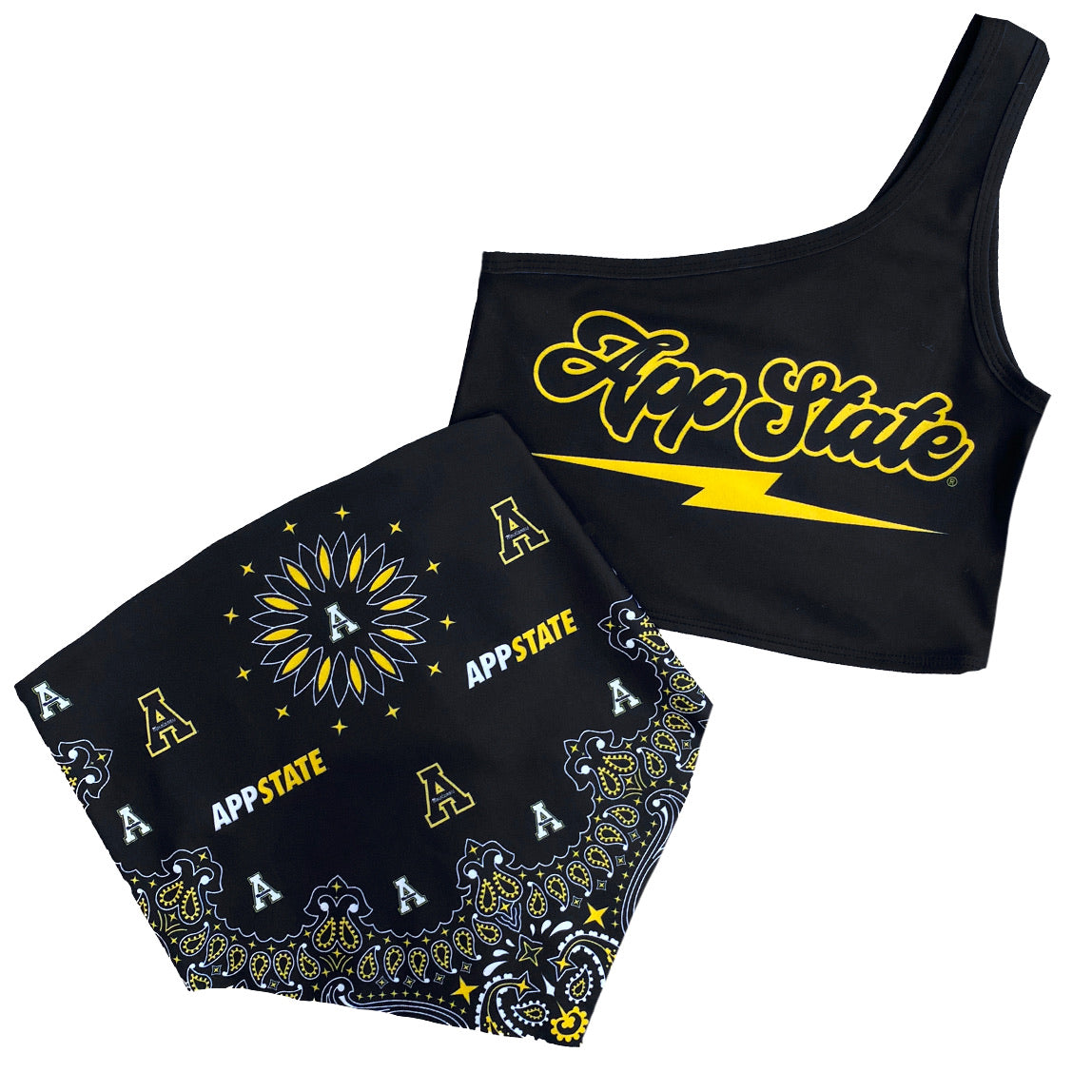 App State Bandana Top
