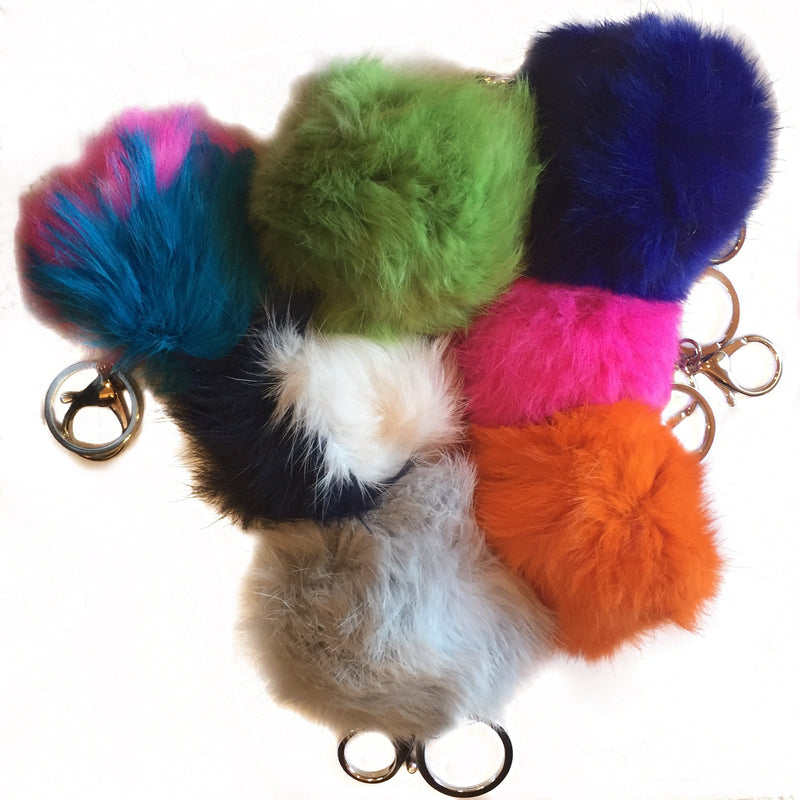 Lo + Jo, LLC Fur Pom Keychain