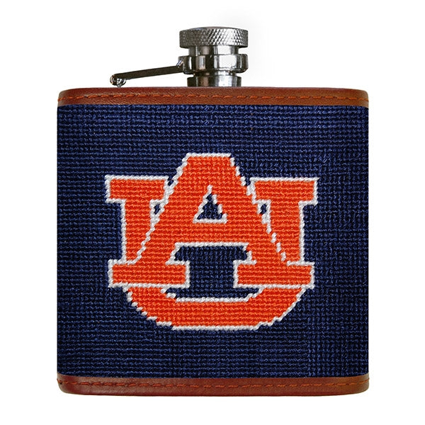 Auburn Needlepoint Flask - lo + jo, LLC