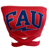 Florida Atlantic Owls Red Multi Way Bandeau Top