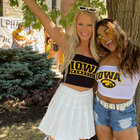 Iowa Hawkeyes Black Tube Top