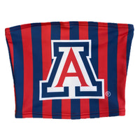 University of Arizona Wildcats Striped Tube Top