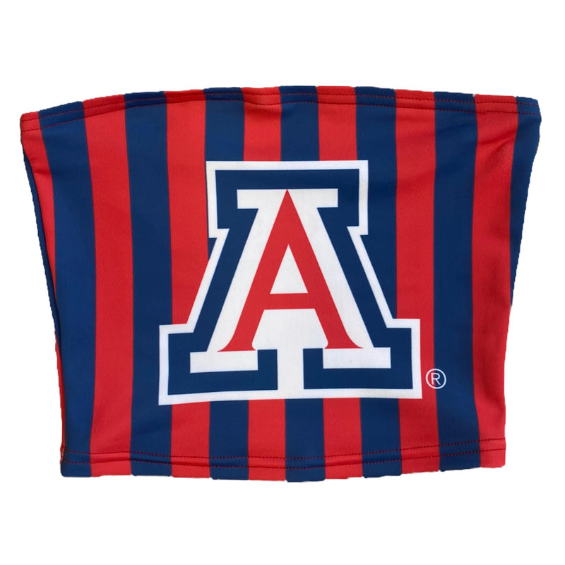 University of Arizona Wildcats Striped Tube Top