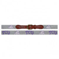TCU Needlepoint Belt